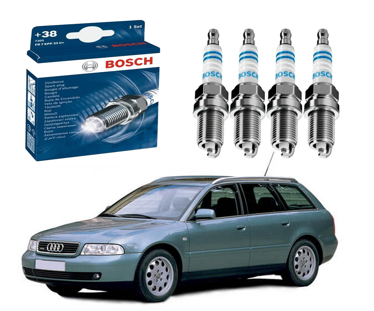  VELAS IGNIÇÃO BOSCH AUDI A4 AVANT 1.8 20V 1994 A 1999