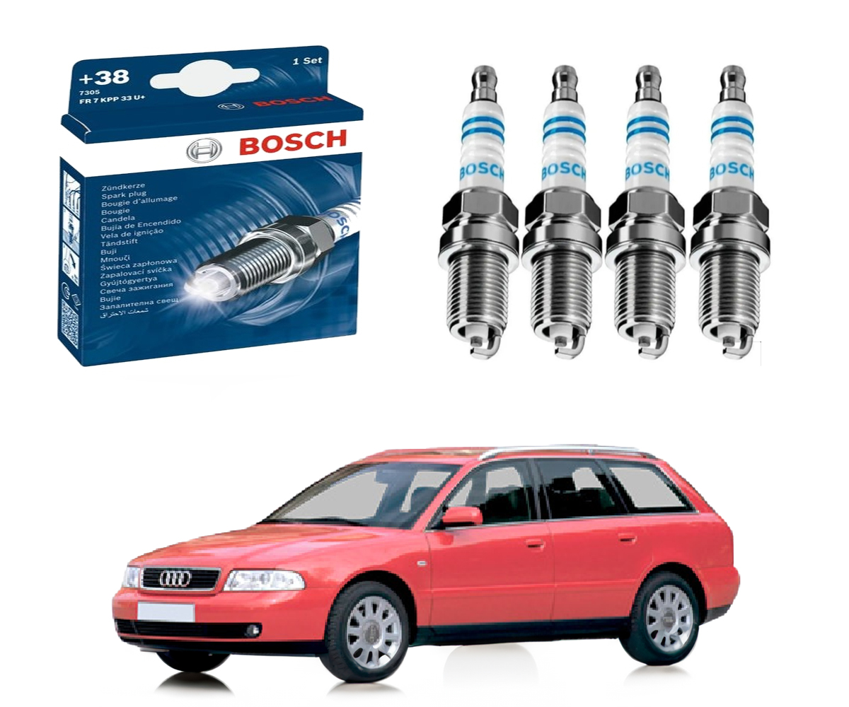  VELAS IGNIÇÃO BOSCH AUDI A4 AVANT 1.8 20V 2002 A 2006