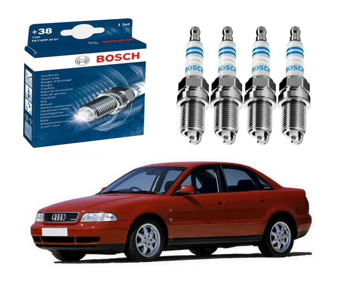  VELAS IGNIÇÃO BOSCH AUDI A4 SEDAN 1.8 20V 2002 A 2006