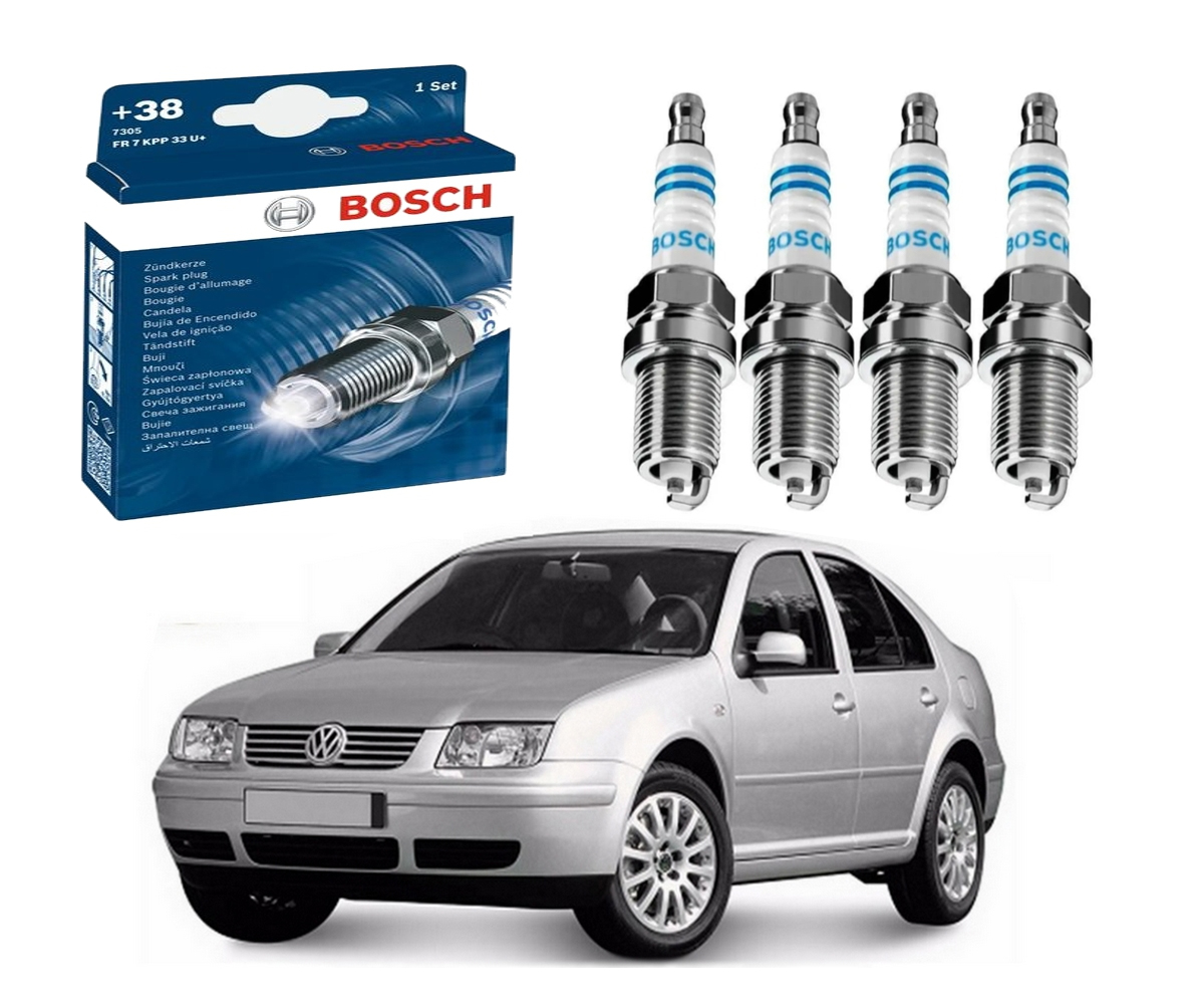  VELAS IGNIÇÃO BOSCH VOLKSWAGEN BORA 2.0 8V 1999 A 2006