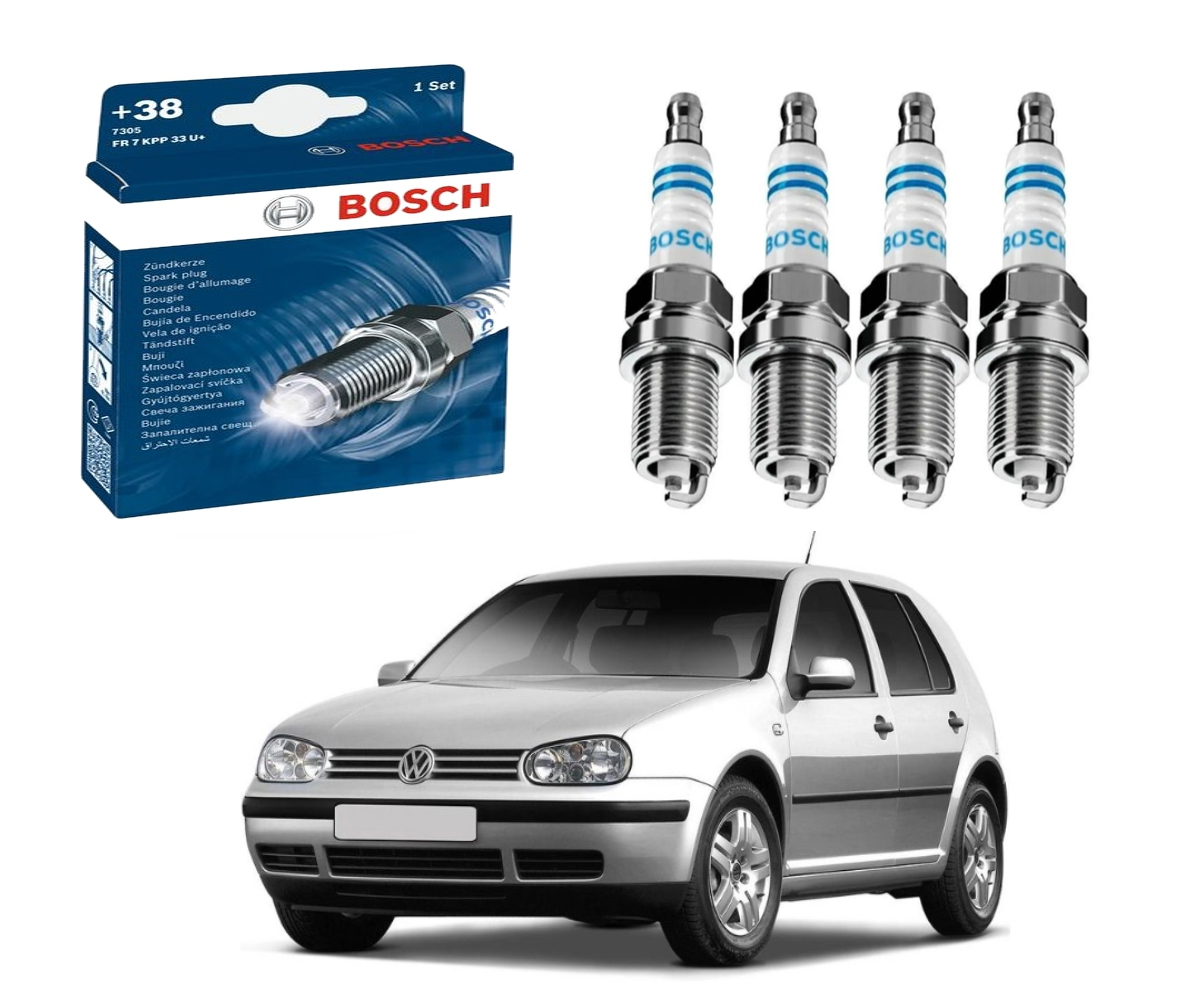  VELAS IGNIÇÃO BOSCH VOLKSWAGEN GOLF AKL 1.6 8V 1998 A 2001