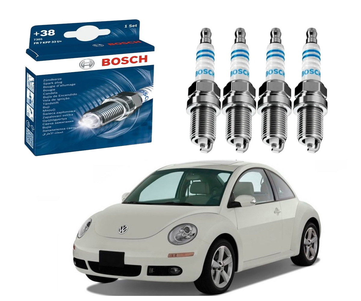  VELAS IGNIÇÃO BOSCH VOLKSWAGEN NEW BEETLE 2.0 8V 2000 A 2007