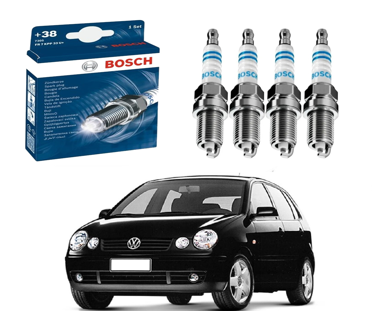  VELAS IGNIÇÃO BOSCH VOLKSWAGEN POLO 1.0 16V 2.0 16V 2002 A 2006