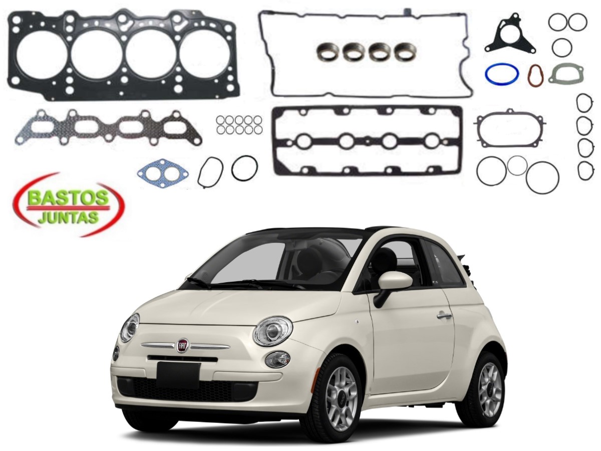  JOGO JUNTA CABEÇOTE FIAT 500 1.4 TJET 2014 A 2015