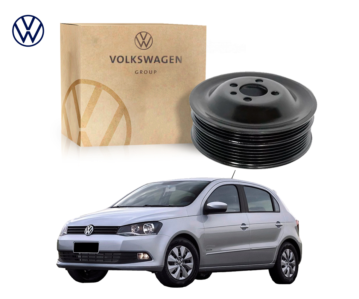  POLIA DO VIRABREQUIM ORIGINAL VOLKSWAGEN GOL 1.0 1.6 2013 A 2016