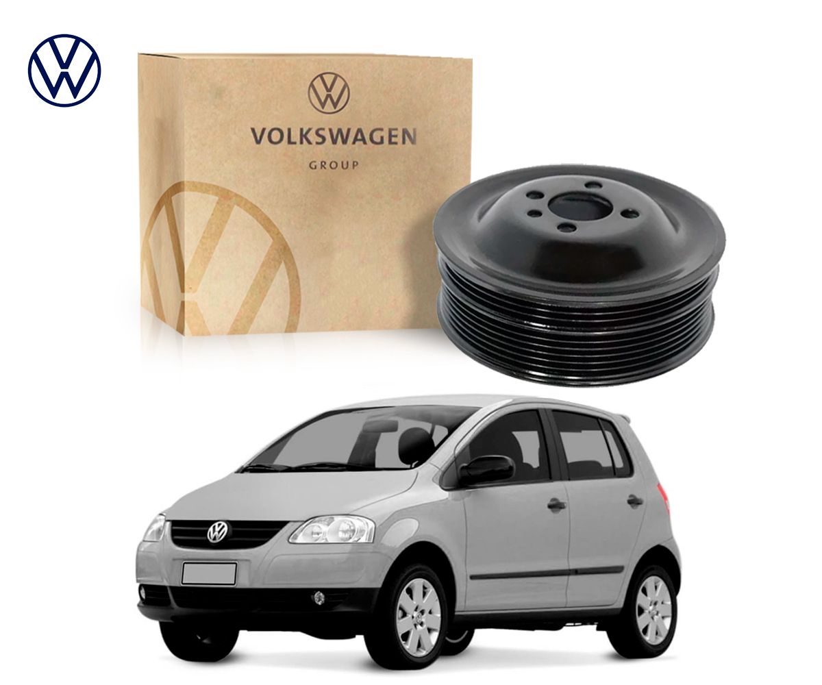  POLIA DO VIRABREQUIM ORIGINAL VOLKSWAGEN FOX 1.0 1.6 2003 A 2009