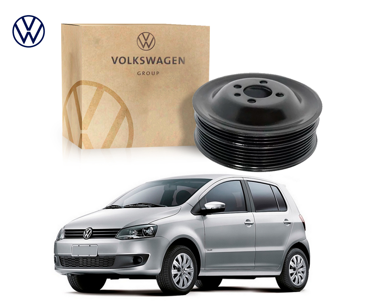  POLIA DO VIRABREQUIM ORIGINAL VOLKSWAGEN FOX 1.0 1.6 2010 A 2014