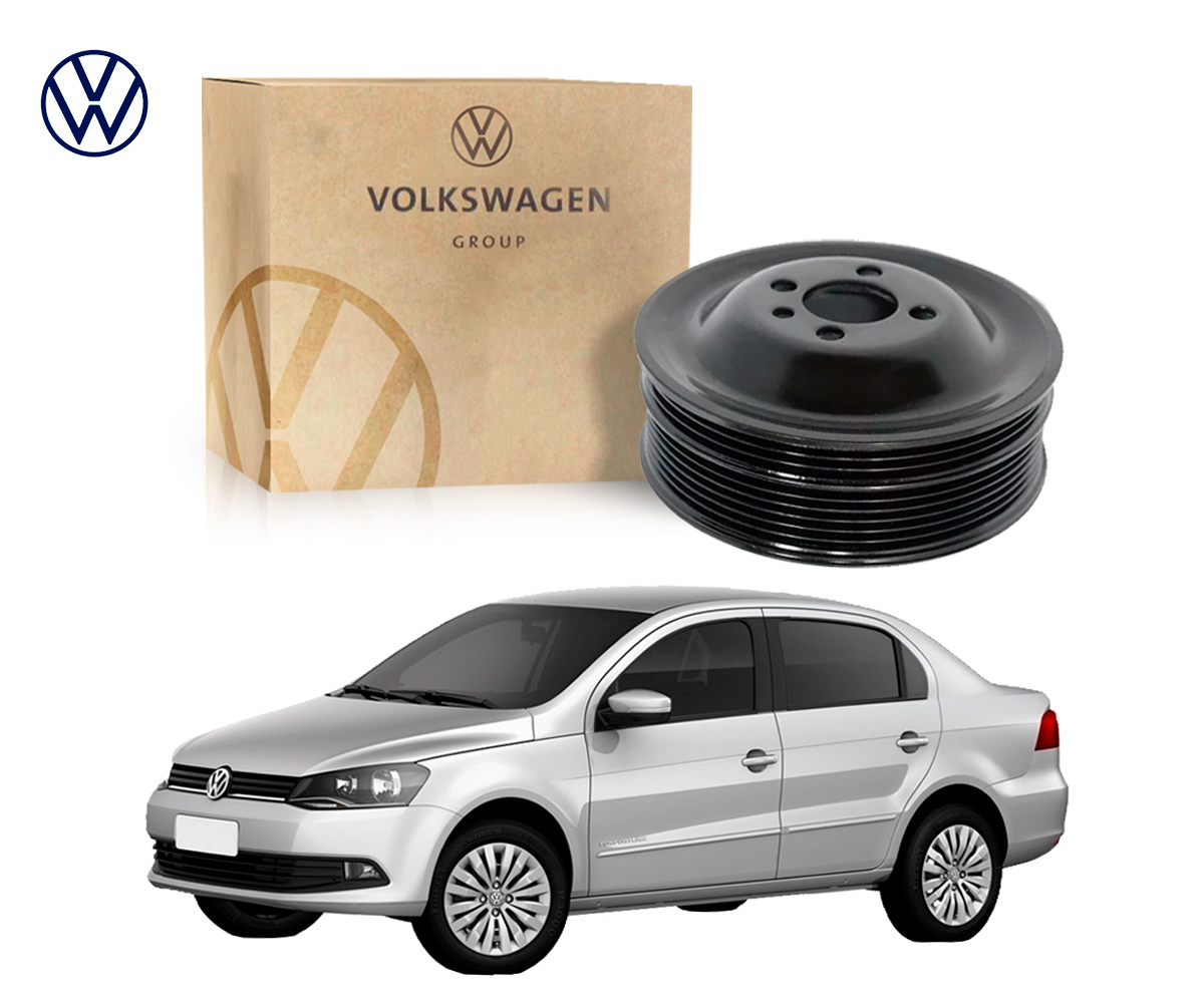  POLIA DO VIRABREQUIM ORIGINAL VOLKSWAGEN VOYAGE 1.0 1.6 2013 A 2016