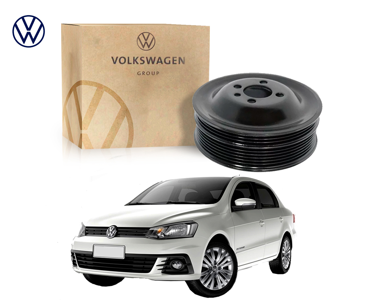  POLIA DO VIRABREQUIM ORIGINAL VOLKSWAGEN VOYAGE 1.0 1.6 2017 A 2021