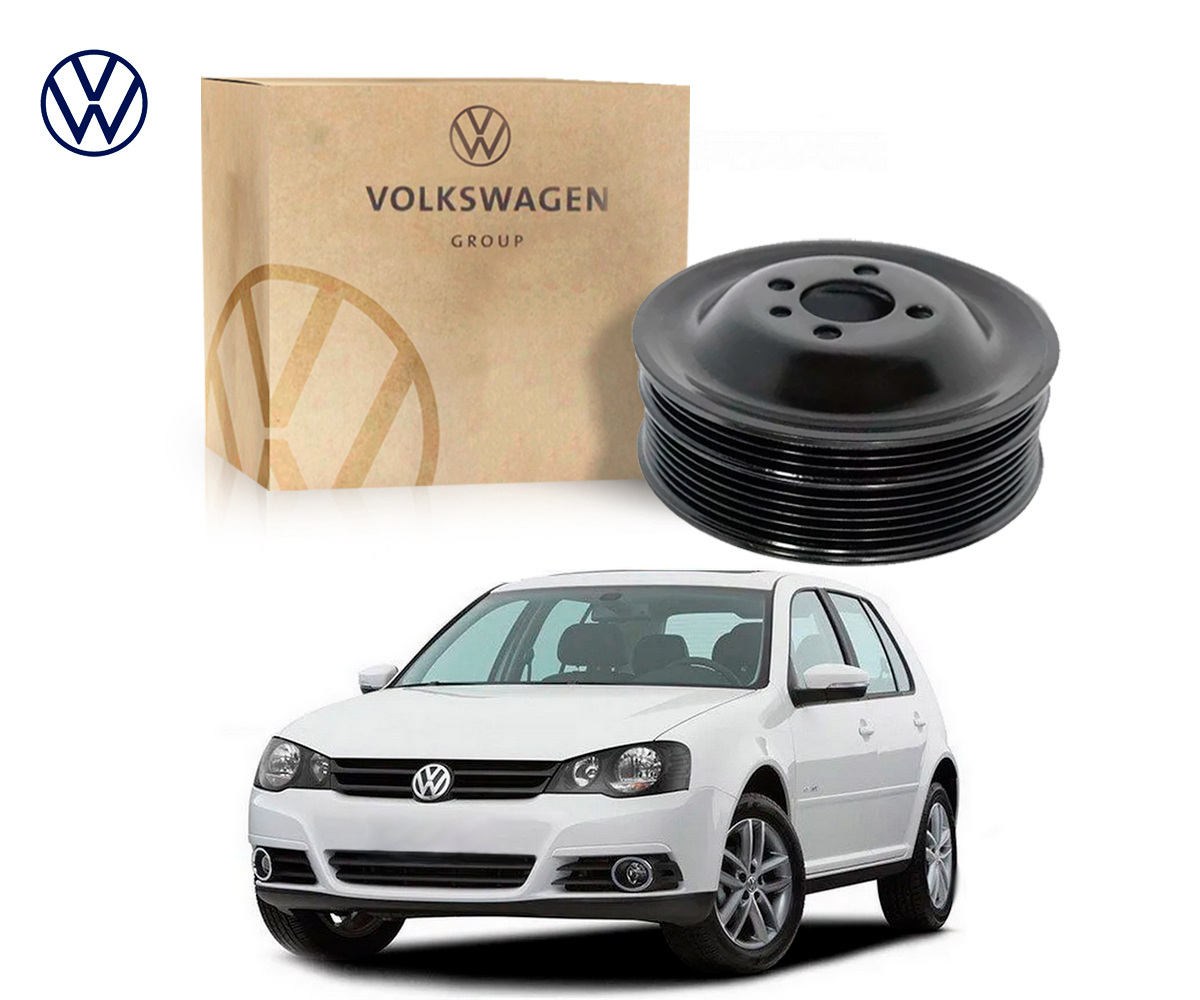  POLIA DO VIRABREQUIM ORIGINAL VOLKSWAGEN GOLF 1.6 2007 A 2013