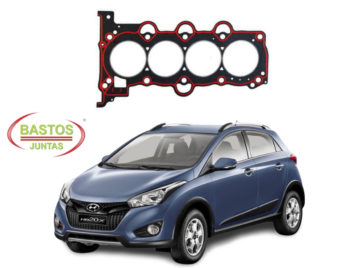  JUNTA CABEÇOTE BASTOS HYUNDAI HB20X 1.6 2013 A 2015