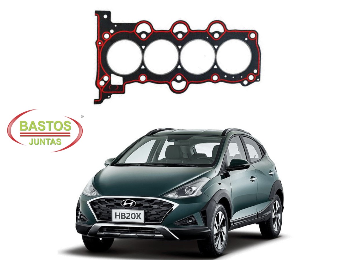  JUNTA CABEÇOTE BASTOS HYUNDAI HB20X 1.6 2020 A 2021