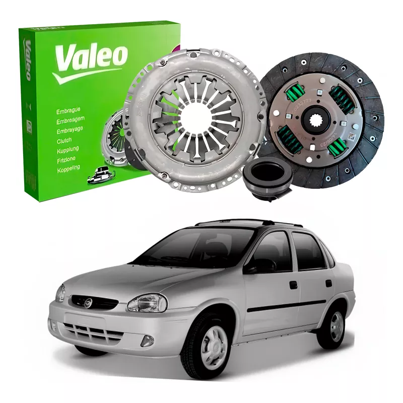  Kit Embreagem Valeo Corsa Classic 1.0 1997 A 2010