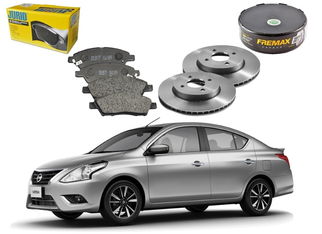  KIT DISCO PASTILHA FREIO DIANTEIRO FREMAX NISSAN VERSA 1.0 1.6 2015 A 2019