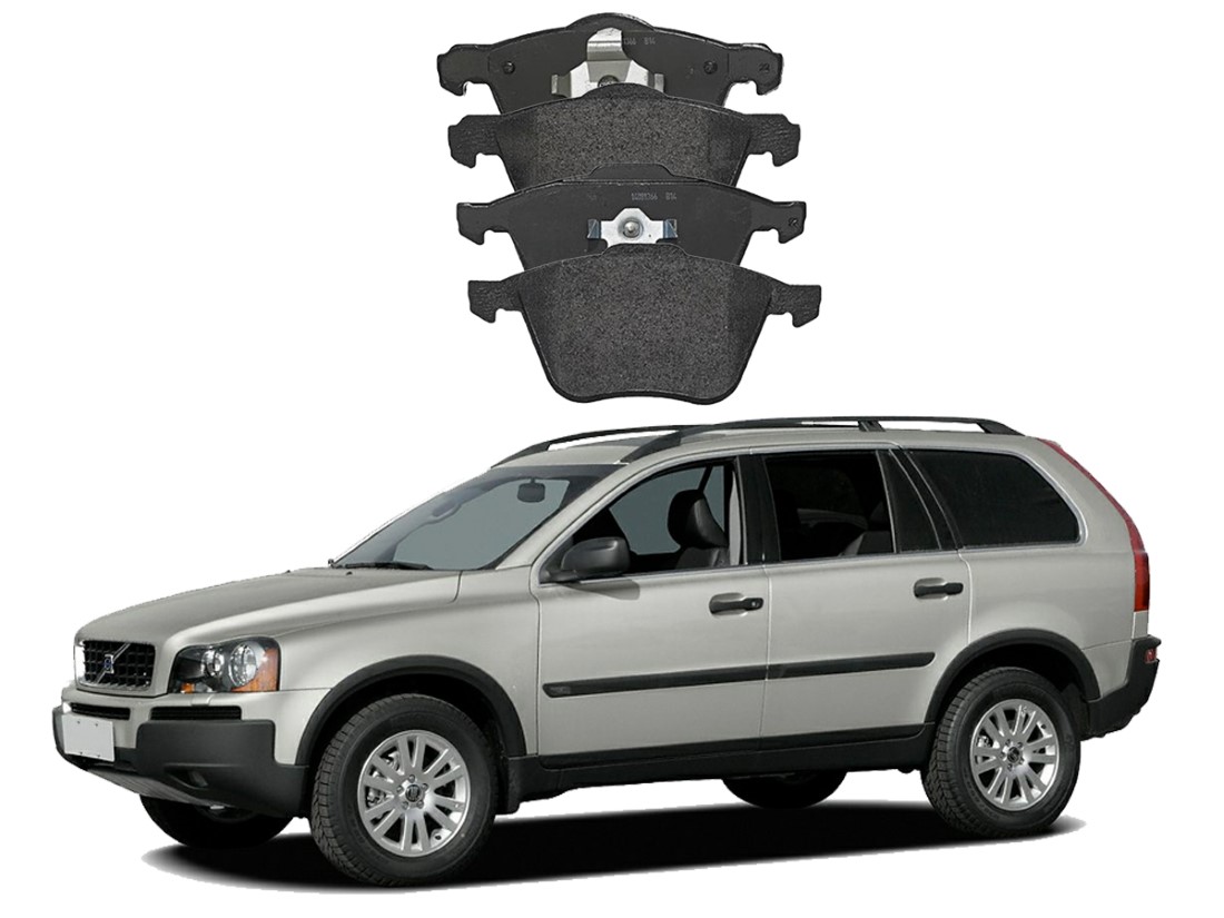  PASTILHA FREIO DIANTEIRO JURID VOLVO XC90 2.5 2.8 3.2 4.4 2003 A 2009