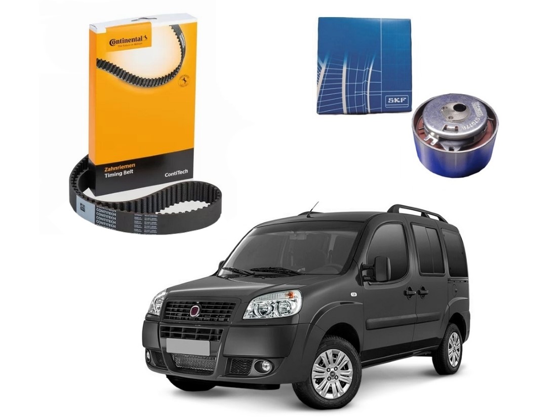  KIT CORREIA DENTADA CONTINENTAL TENSOR FIAT DOBLO 1.4 2011 A 2019