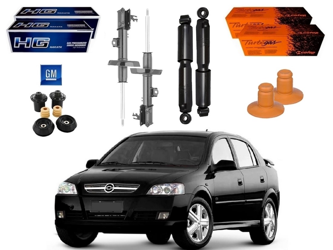  KIT AMORTECEDOR DIANTEIRO TRASEIRO COFAP CHEVROLET ASTRA SEDAN 1.8 2.0 2005 A 2011