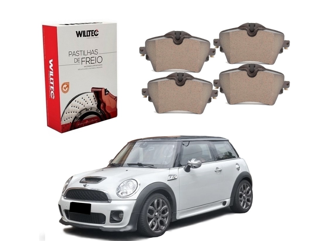  PASTILHA FREIO DIANTEIRA WILLTEC MINI COOPER S 1.6 2009 A 2013