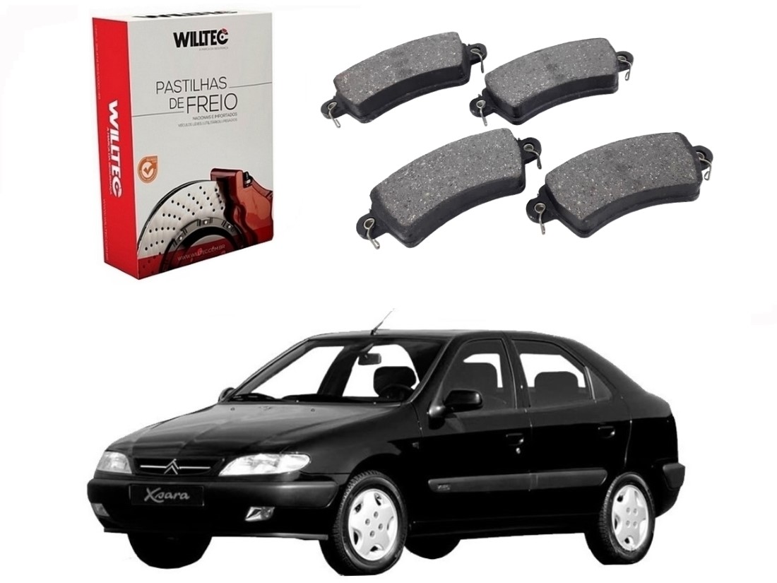  PASTILHA FREIO DIANTEIRA WILLTEC CITROËN XSARA 1.6 1.8 2.0 1998 A 2008