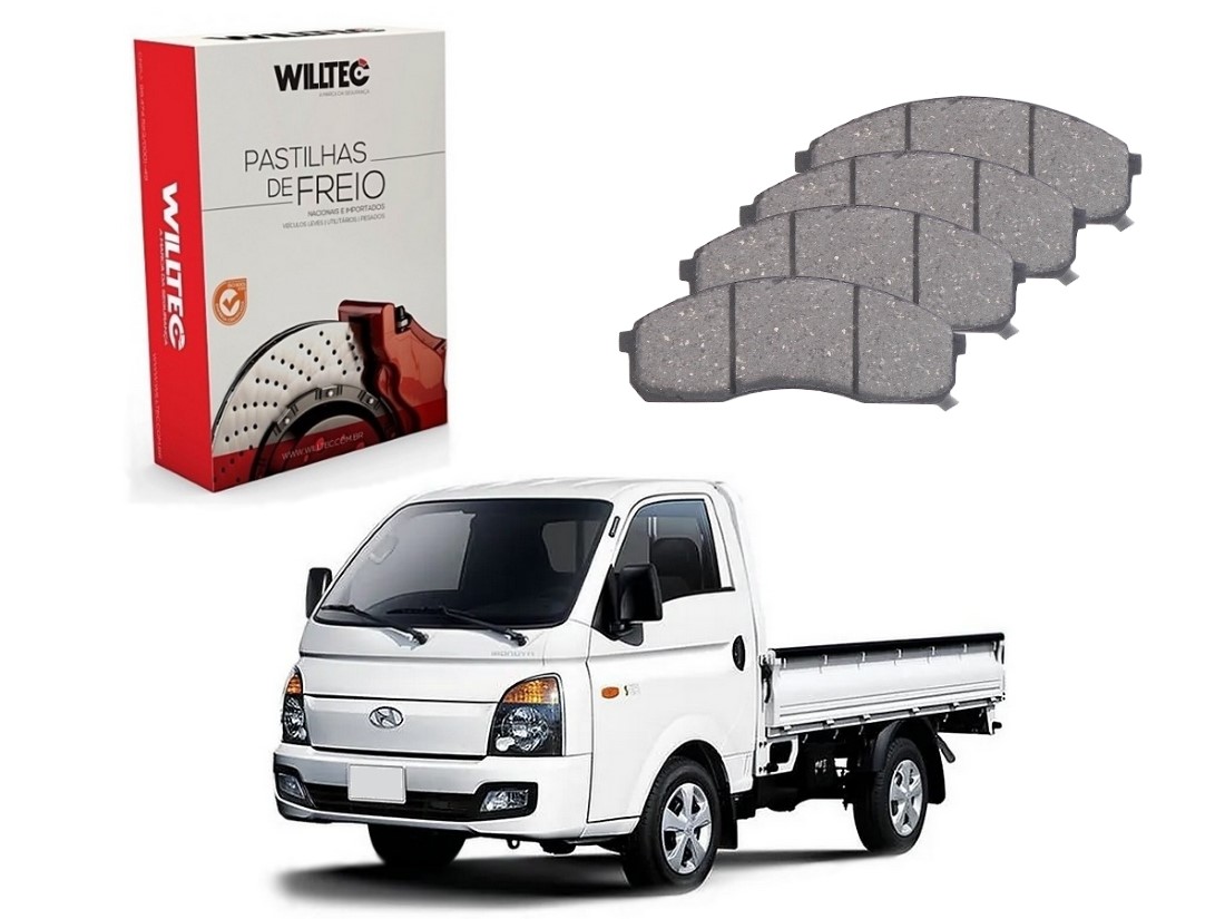  PASTILHA FREIO DIANTEIRA WILLTEC HYUNDAI HR 2.5 2018 A 2020