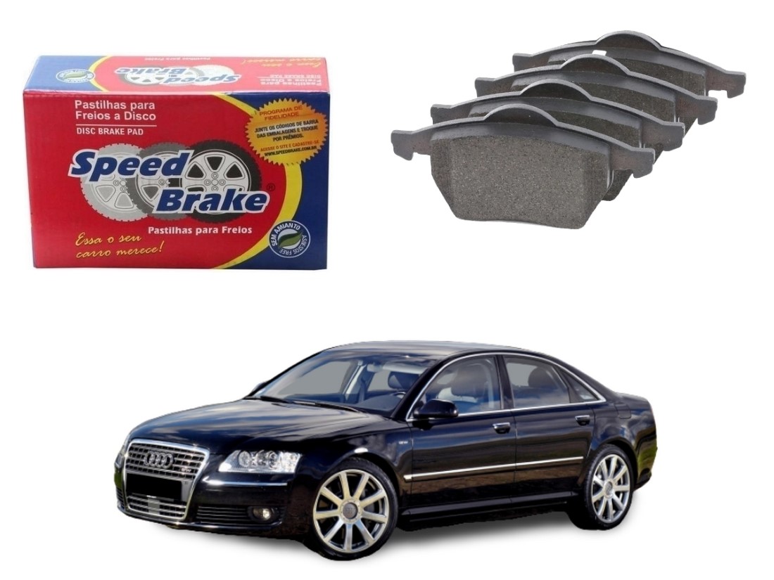  PASTILHA FREIO DIANTEIRA SPEED BRAKE AUDI A8 4.2 2000 A 2006