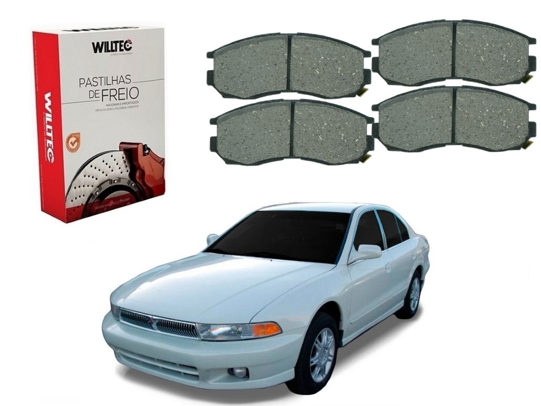  PASTILHA FREIO DIANTEIRA WILLTEC MITSUBISHI GALANT 2.0 1993 A 2000