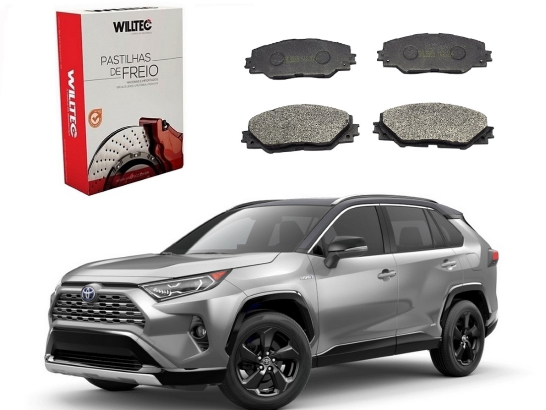  PASTILHA FREIO DIANTEIRA WILLTEC TOYOTA RAV4 2.0 2.5 2019 A 2020