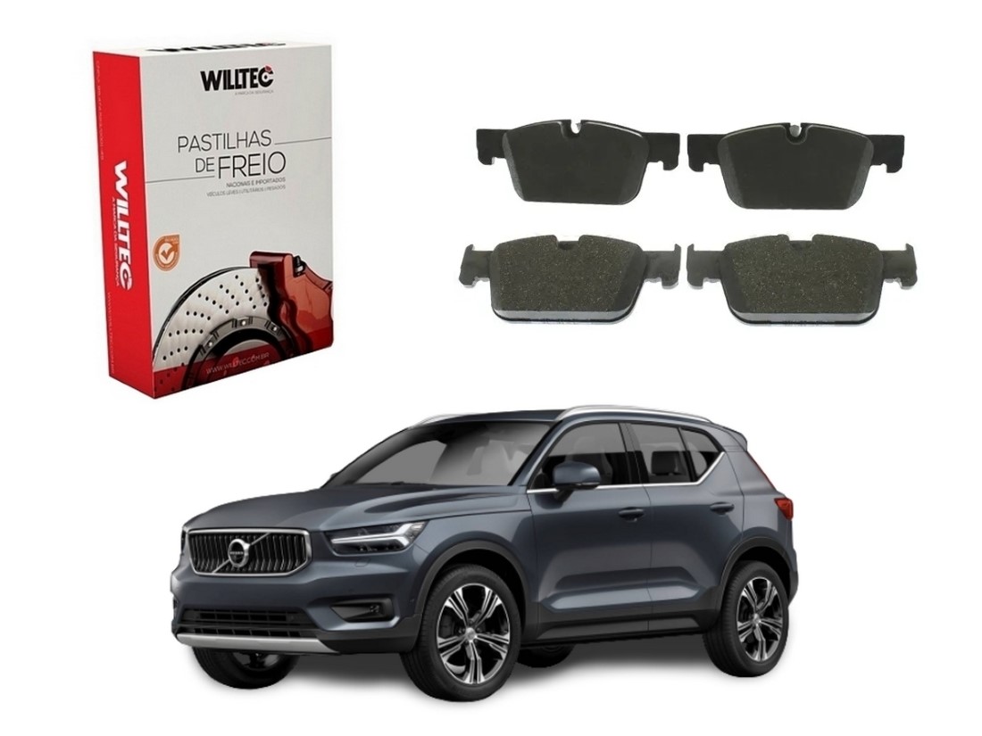  PASTILHA FREIO DIANTEIRA WILLTEC VOLVO XC40 2.0 2017 A 2019