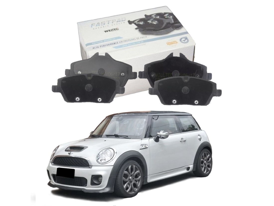  PASTILHA FREIO DIANTEIRA WILLTEC CERAMICA MINI COOPER 2.0 2011 A 2013