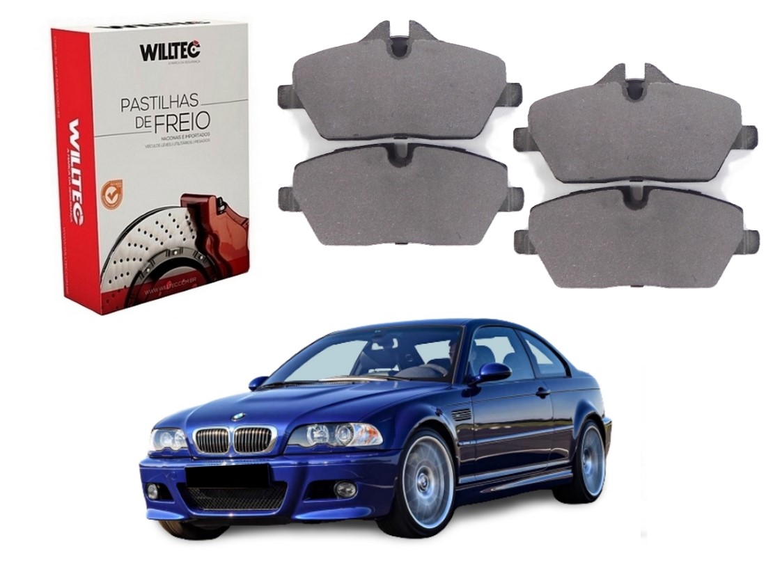  PASTILHA FREIO DIANTEIRA WILLTEC BMW 330 XI 330 XD 2.0 2005 A 2011