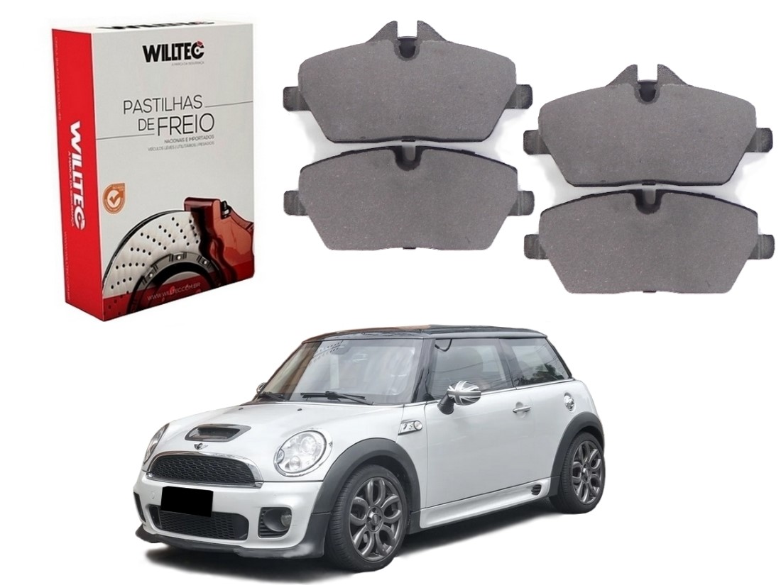  PASTILHA FREIO DIANTEIRA WILLTEC MINI COOPER 2.0 2011 A 2013