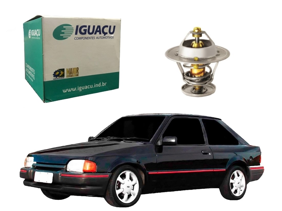  VALVULA TERMOSTATICA IGUAÇU FORD ESCORT 1.8 AP 1989 A 1993