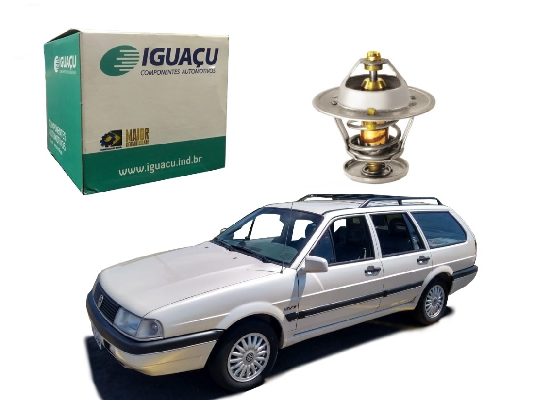  VALVULA TERMOSTATICA IGUAÇU VOLKSWAGEN SANTANA QUANTUM 1.8 AP 2.0 AP 1991 A 1996