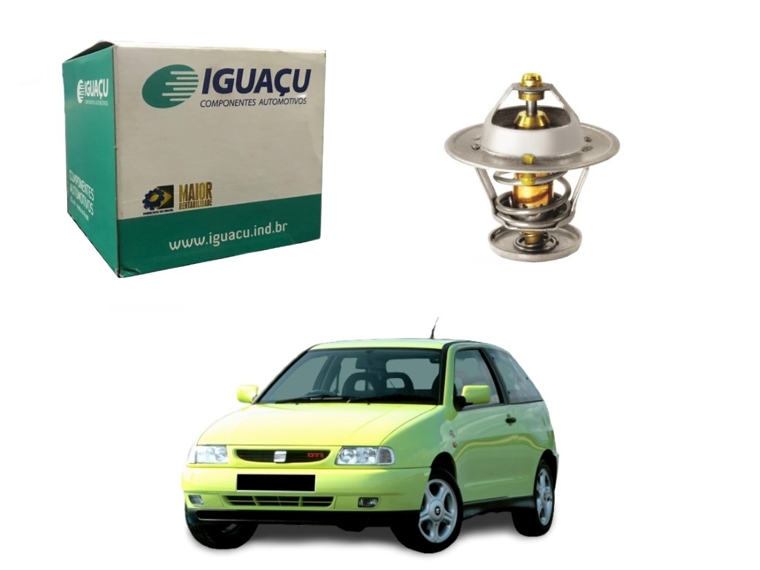  VALVULA TERMOSTATICA IGUAÇU SEAT IBIZA 1.6 AP 1.8 AP 1993 A 1996