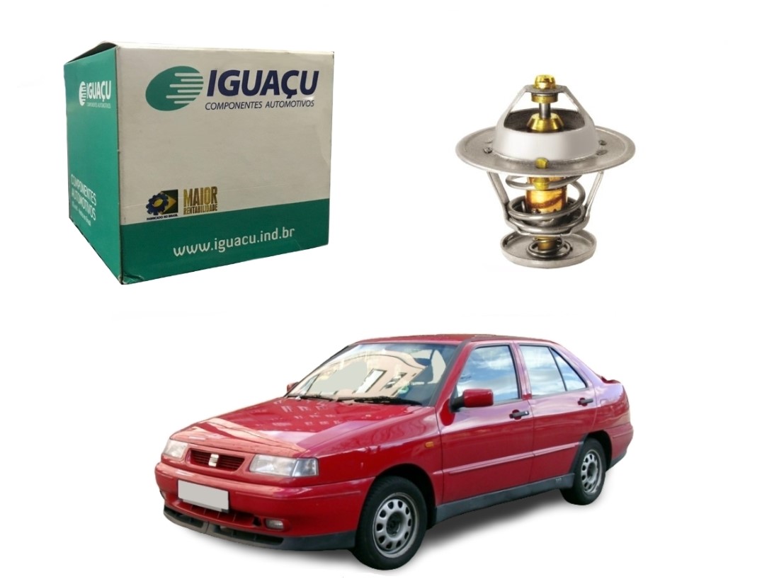  VALVULA TERMOSTATICA IGUAÇU SEAT TOLEDO 1.6 AP 1.8 AP 1991 A 1995