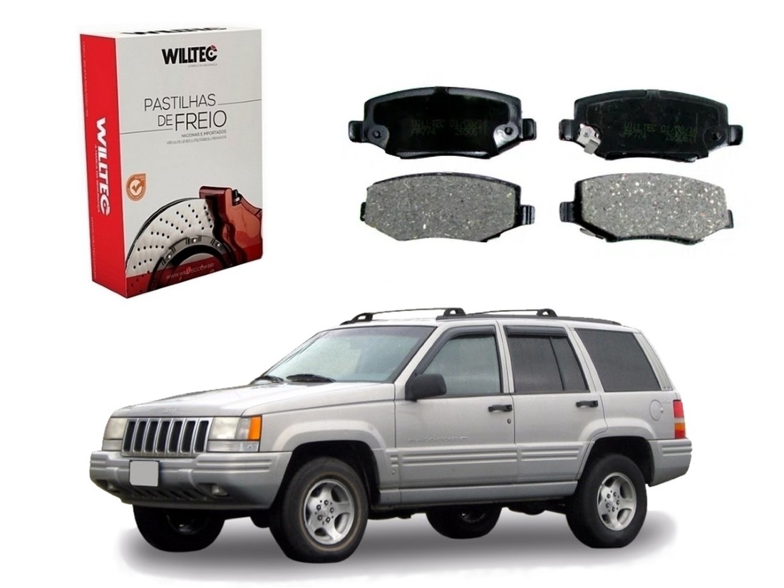  PASTILHA FREIO TRASEIRA WILLTEC CHRYSLER CHEROKEE 3.7 2007 A 2009