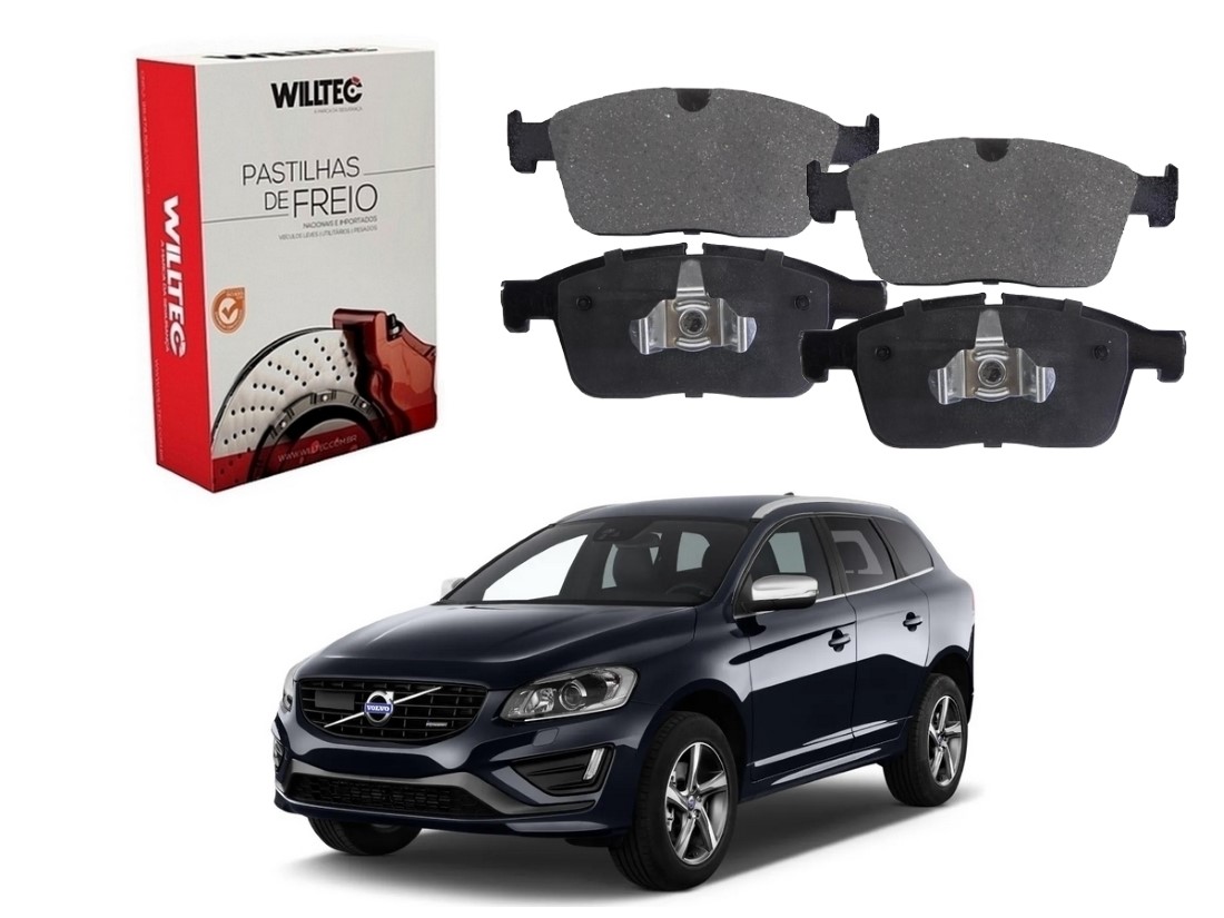  PASTILHA FREIO DIANTEIRA WILLTEC VOLVO XC60 T5 2.0 2015 A 2016