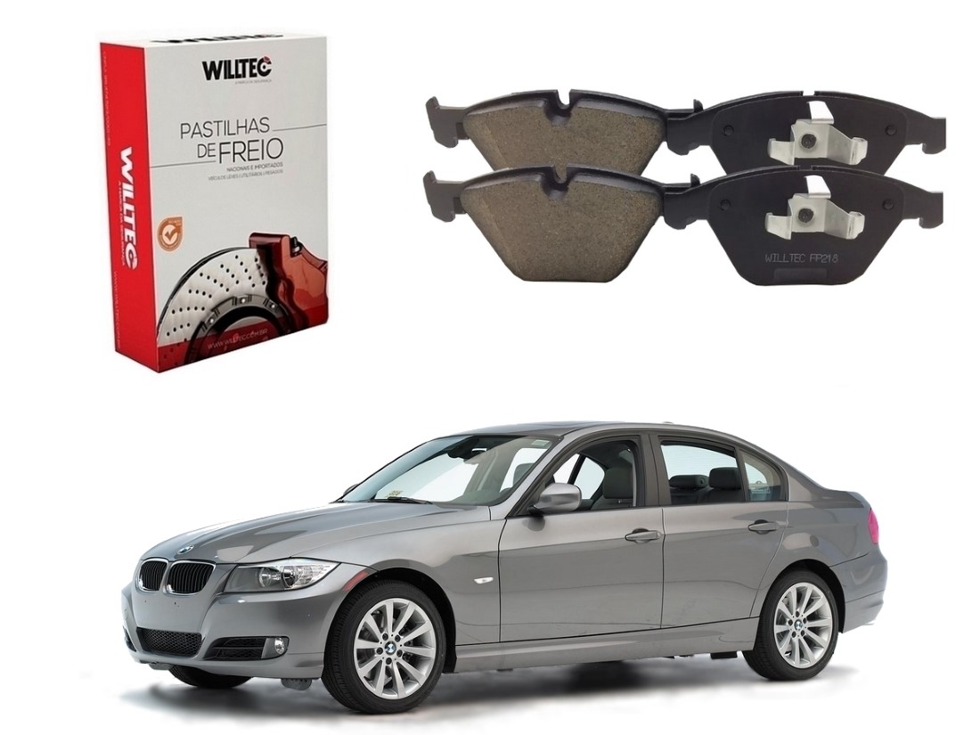  PASTILHA FREIO DIANTEIRA WILLTEC BMW 320 2.0 2007 A 2011