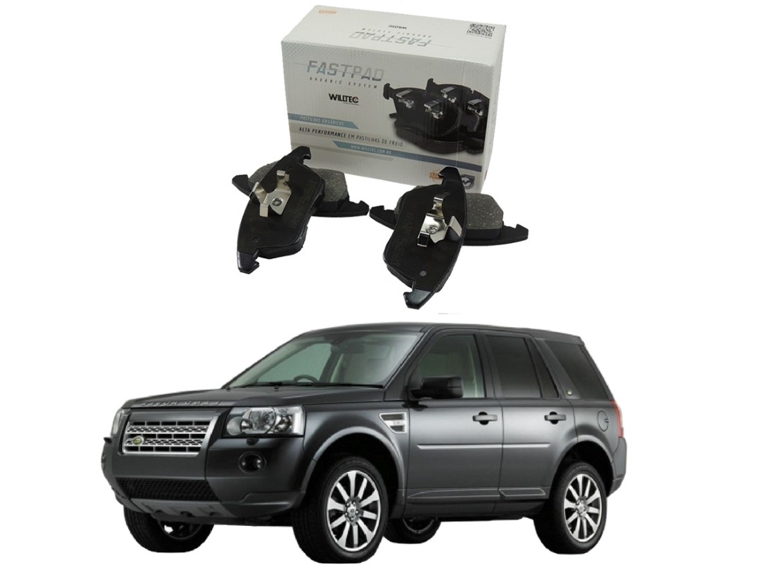  PASTILHA FREIO DIANTEIRA CERAMICA WILLTEC LAND ROVER FREELANDER 2.2 3.2 2006 A 2014