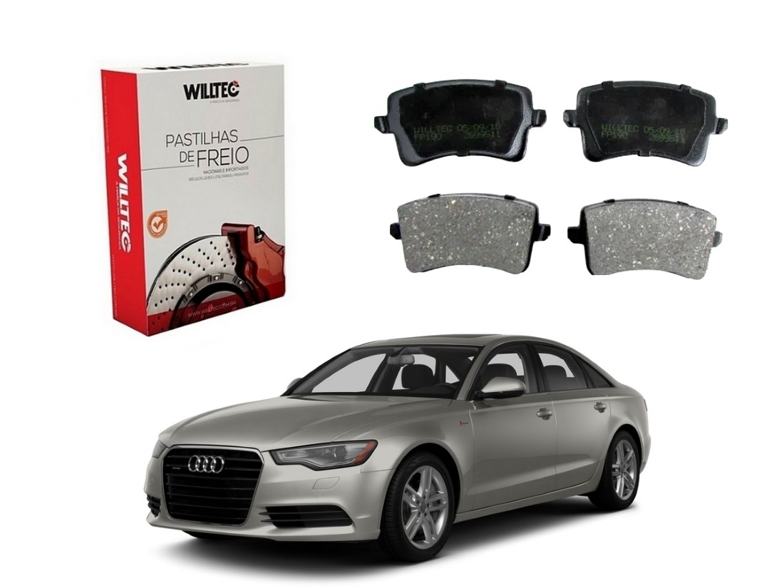  PASTILHA FREIO TRASEIRA WILLTEC AUDI A6 3.0 2013 A 2018