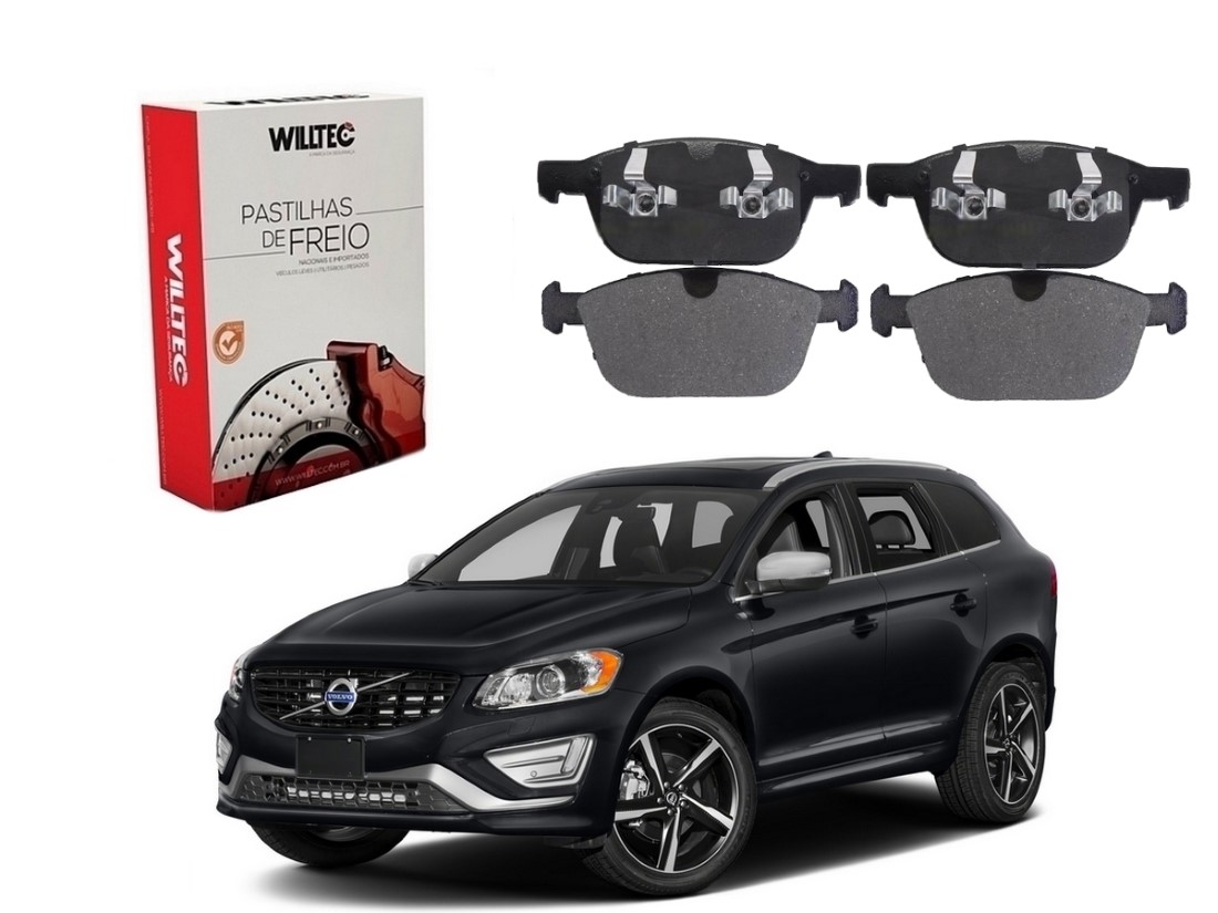  PASTILHA FREIO DIANTEIRA WILLTEC VOLVO XC60 2.0 3.0 2014 A 2016