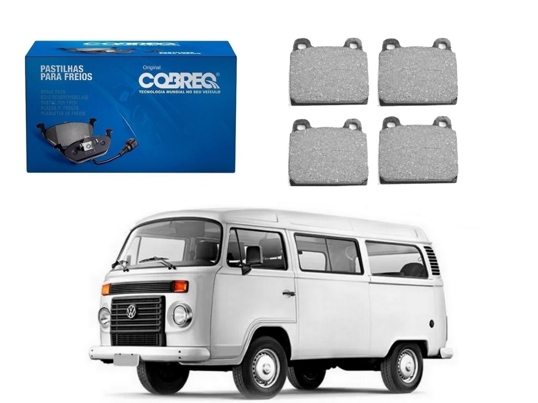  PASTILHA FREIO DIANTEIRA COBREQ VOLKSWAGEN KOMBI 1.4 2006 A 2014