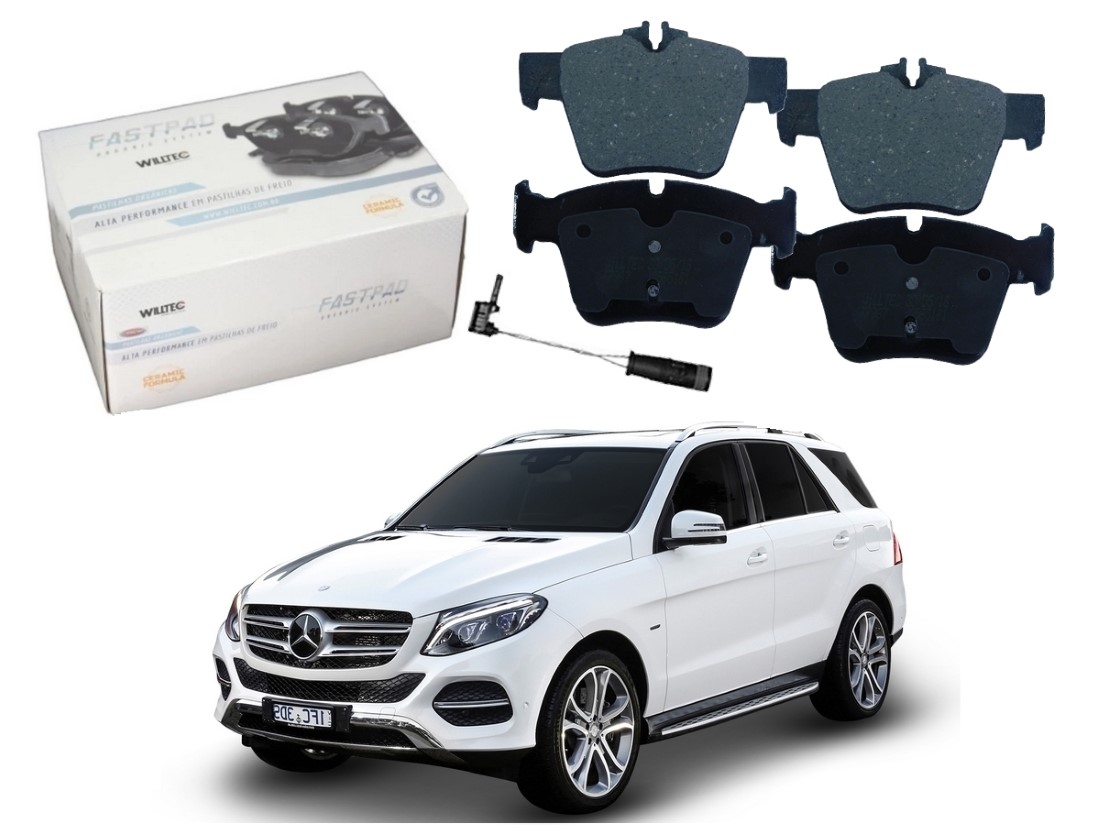  PASTILHA FREIO TRASEIRA CERAMICA WILLTEC MERCEDES-BENZ GLC220 GLC250 2.0 2015 A 2019