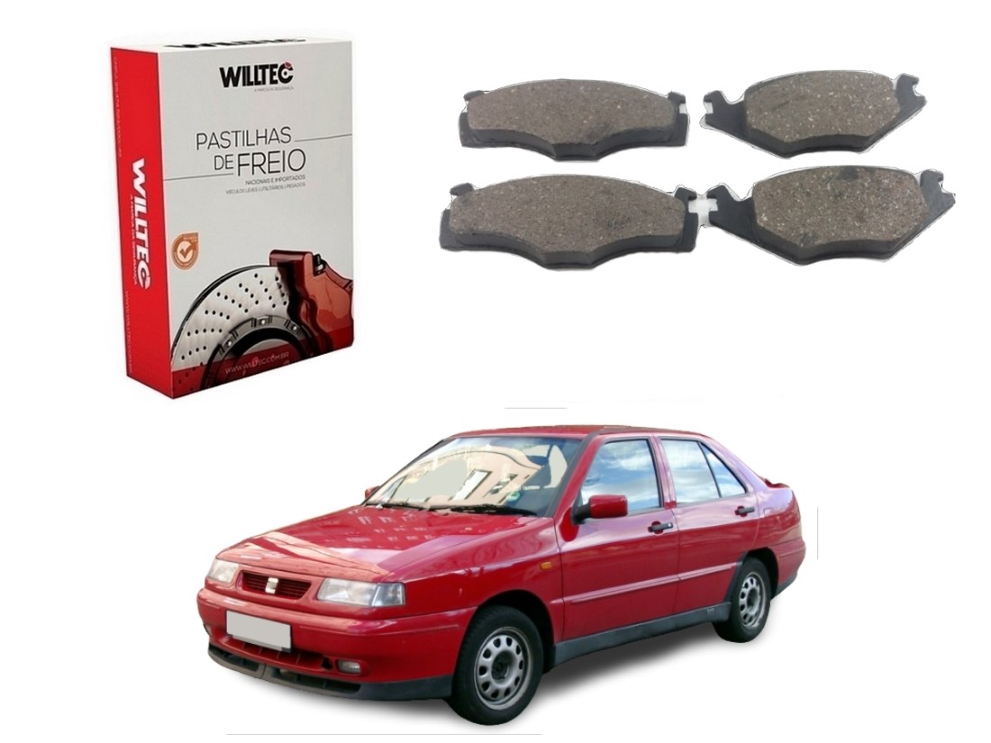  PASTILHA FREIO DIANTEIRA WILLTEC SEAT TOLEDO 1.6 1.8 1991 A 1995