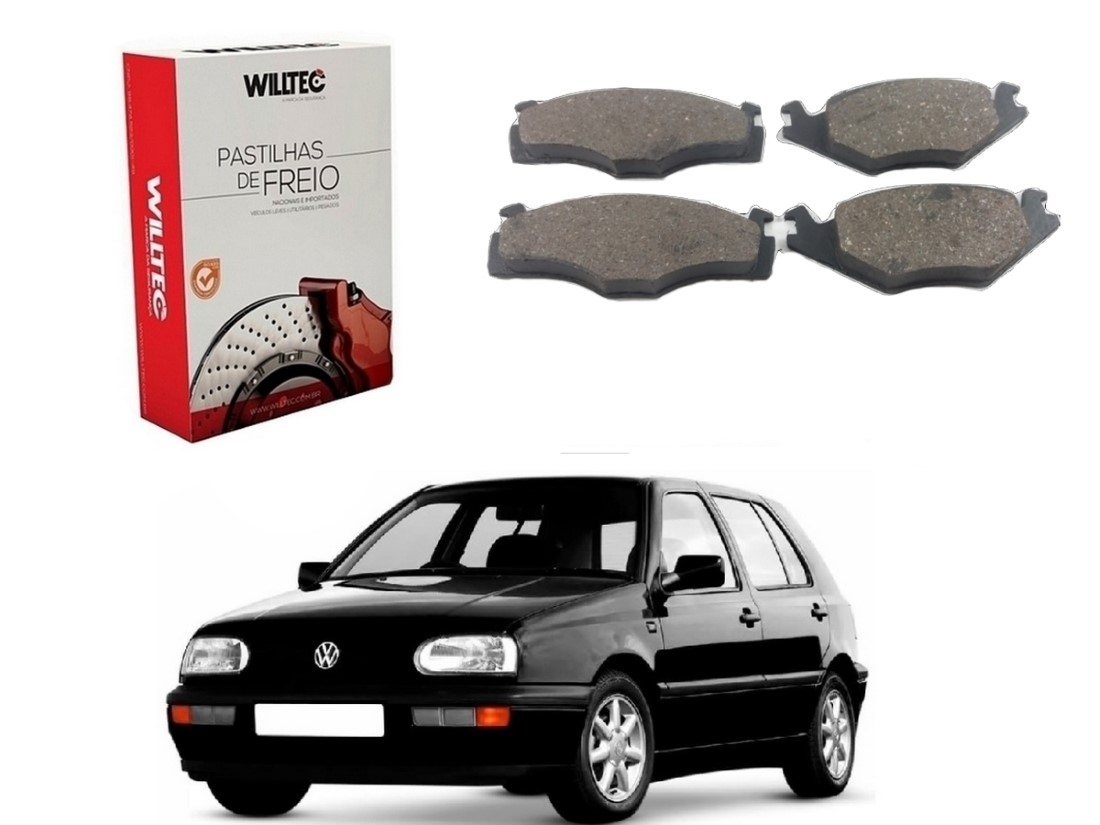  PASTILHA FREIO DIANTEIRA WILLTEC VOLKSWAGEN GOLF 1.8 1991 A 1994