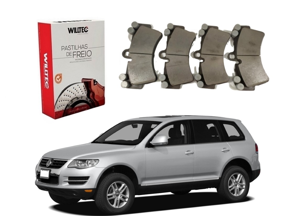  PASTILHA FREIO DIANTEIRA WILLTEC VOLKSWAGEN TOUAREG 3.6 2008 A 2010