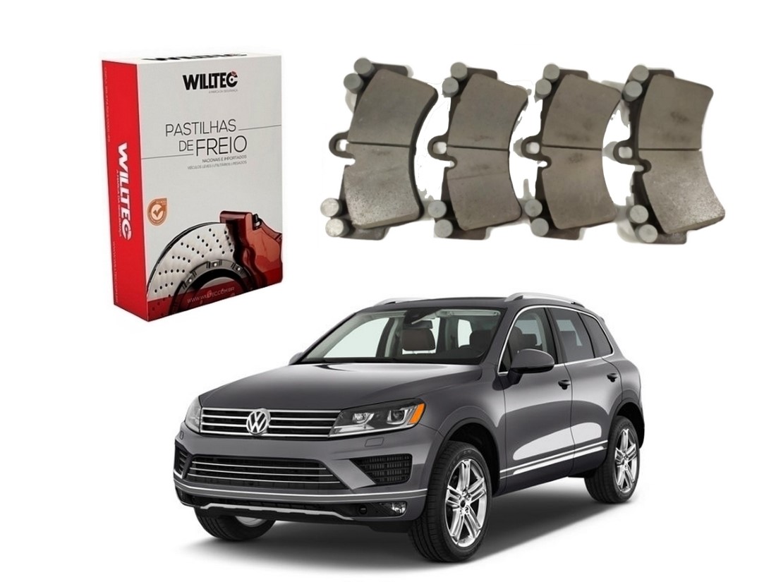  PASTILHA FREIO DIANTEIRA WILLTEC VOLKSWAGEN TOUAREG 3.6 2011 A 2019