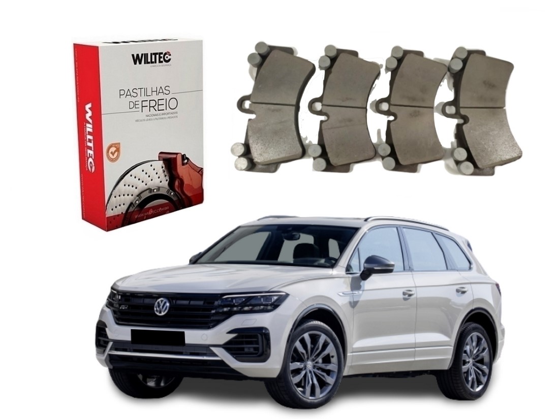  PASTILHA FREIO DIANTEIRA WILLTEC VOLKSWAGEN TOUAREG R-LINE 4.2 2015 A 2019