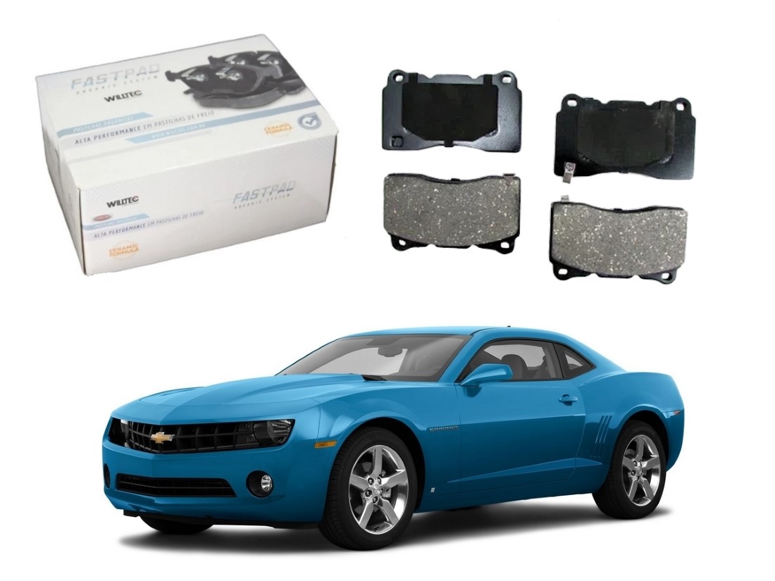  PASTILHA FREIO DIANTEIRA CERAMICA WILLTEC CHEVROLET CAMARO 6.2 2010 A 2013