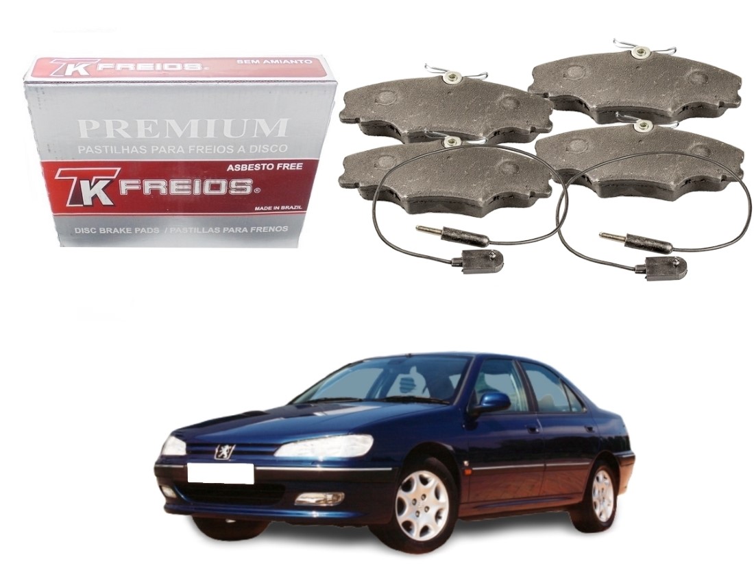  PASTILHA FREIO DIANTEIRA TK FREIOS PEUGEOT 406 2.0 3.0 1995 A 2004